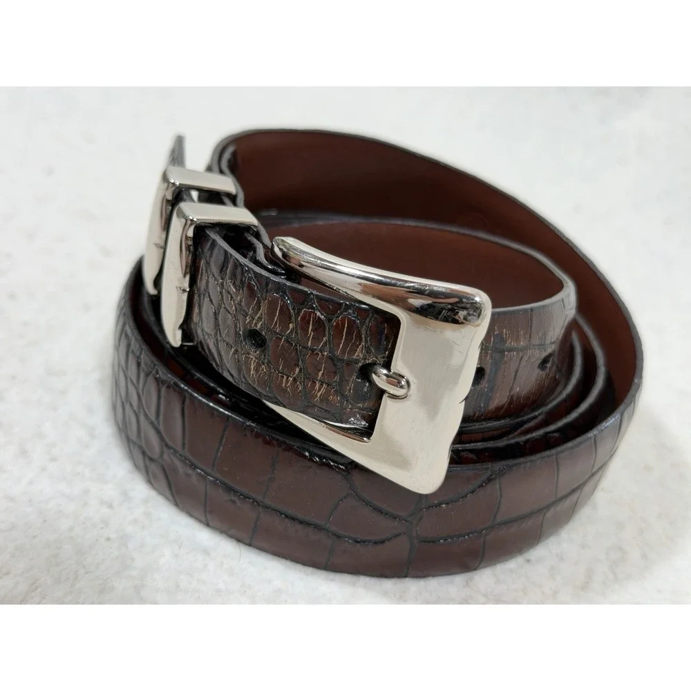 Paul‎ Fredrick Leather Belt Mens 50